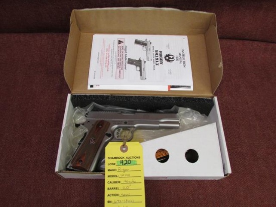 Ruger SR1911 .45auto pistol. sn:672-58621