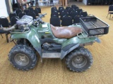 Kawasaki 360 4 wheeler, set of horns, rack on back and