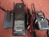 Set of Walkie Talkies and MAXON 40 Channel CB Transceiver
