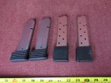 4 magzines for 1911, 2- mac4510 10 rd mags, 2 45 mags