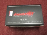 New Airmshot TXP Rechargeable pistol LED light in box