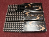 129 rds of Gold Dot 9mm ammo, 3 boxes not all full