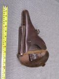 Luger holster with Nazi markings 1940 with a magazine and