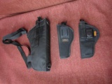 3 nylon holsters, all previously used