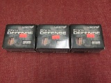 3 new boxes of civil Defense 40 S&W ammo, 20rds/bx