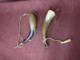 2 powder horns, by the piece