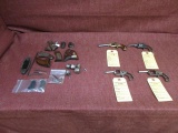 Lot of antique revolver frames and parts all pre 1899