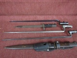 3 US Bayonets, 1 Bayonet Marked AFH US, 1- Bayonet