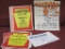lot of vintage hunting posters and signs.