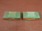 lot of 2 vintage Remington .222 ammo boxes.