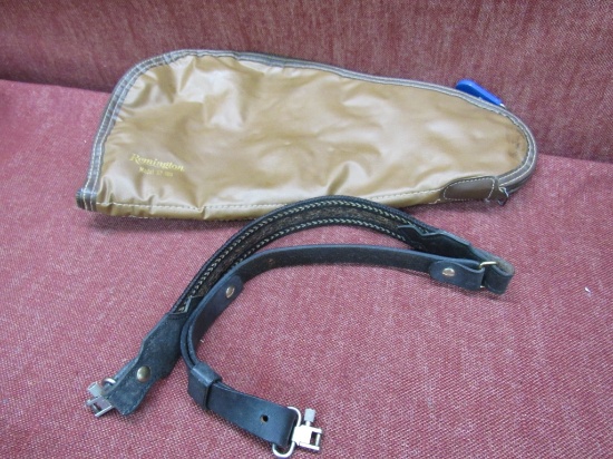 Horse hair rifle sling and pistol soft case