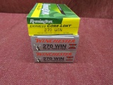 x3 boxes of 270win