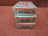 x3 boxes of 270win