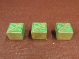 x3 sealed vintage boxes of remington .30cal bullets.