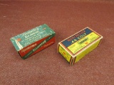 lot of 2 vintage ammo boxes. Remington 44 and winchester .45colt