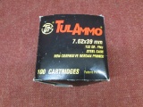 Box of Tulammo. 100rds 7.62x39