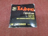 Box of Tulammo. 100rds 7.62x39