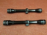 x2 scopes lot. Tasco 2.5x32 and tasco silver antler.