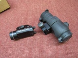 Aimpoint reddot and streamlight TLR-1