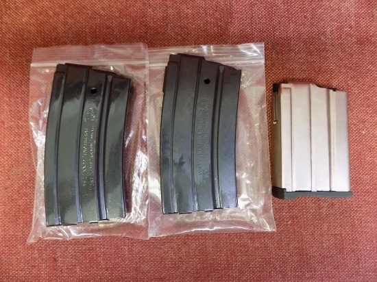 3 Ruger Ranch Rifle Magazines, by the piece x3