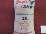 Eagle Shot 25 lb Magnum Lead Shot #9, Heavy for Shipping