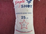 Eagle Shot 25 lb Magnum Lead Shot #9, Heavy for Shipping