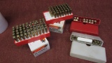 22 Hornet mixed lot, 102rds of ammo, 9pcs of brass