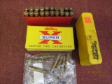 large 30-30 lot. 23rds and 44pc brass