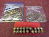 large lot of 30-40 krag. 48rds and 12pc brass