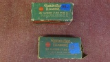 x2 vintage boxes of 30 luger.