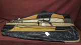 6pc old soft rifle cases, various issues.