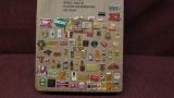 large lot of vintage alcohol and tobacco pins