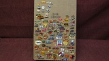 large lot of mixed vintage motorsports pins.