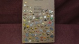 large lot of vintage pins, animal themes