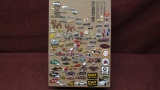 large lot of mixed vintage motorsports pins.