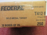 Case of Federal .410ga Gold Medal Target, 10bx total