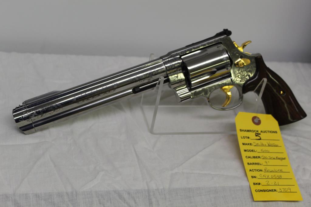 Smith & Wesson, 500, 500 S&W Magnum, sn: CNX0538 | Proxibid Smith & Wesson, 500, 500 S&W Magnum, sn: CNX0538 | Proxibid