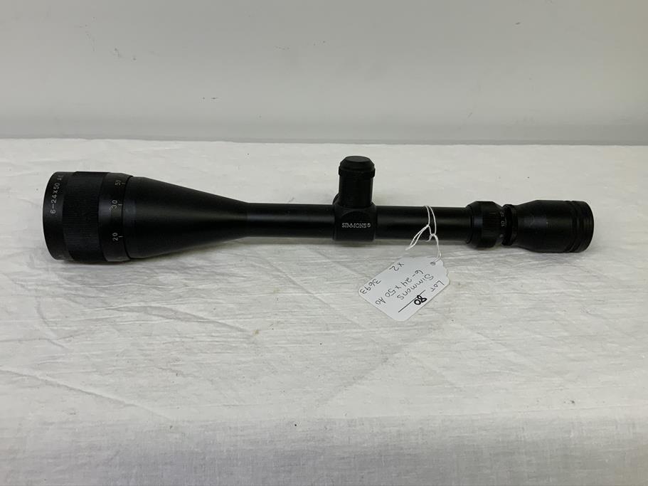 2 scopes - Simmons 6-24x50 AO and a Barska | Proxibid