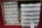 14 like new Stowaway storage boxes, 6 large 14x9.25x1.875,