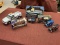 7 toy trucks - 4 are in packages - 3 NAPA, 4 Agway,