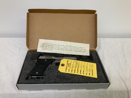A.M.T., Auto Mag II, .22 Rimfire Magnum, sn: C02620, 3.5" brl