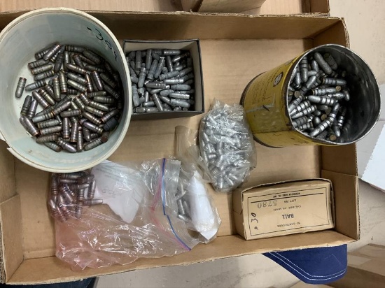 Bullet lot - approx. 15 lbs, .30, 308, .280, .307, .309