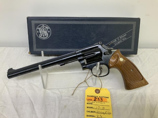 Smith & Wesson 17-3 22LR revolver, sn 8K96415, 8.25" barrel,