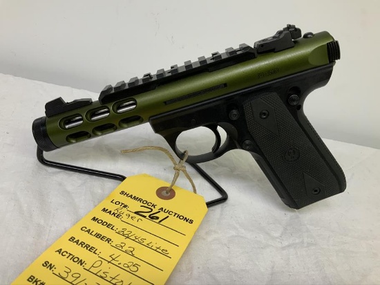 Ruger 22/45 lite 22lr pistol, sn 391-35069, 4.25" barrel,