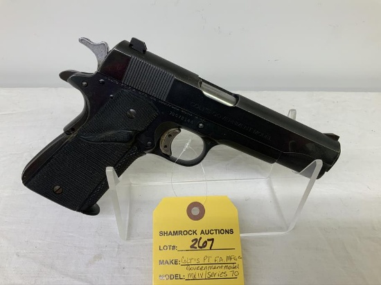 Colt's, Government MKIV/Series 70, 45auto, sn: 70G72144