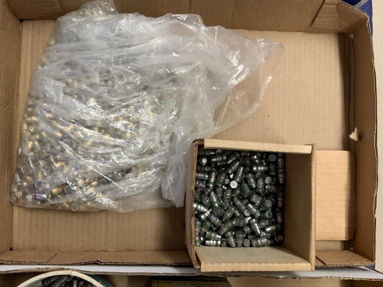 Bullet lot - .38 - 357 bullets, approx. 15 lbs