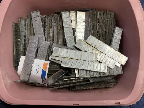 Approx. 37 lbs of lead in flat pieces