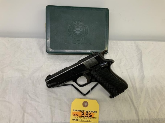 Star 9mm pistol, sn SBM206720, 3.75" barrel, box, paperwork,