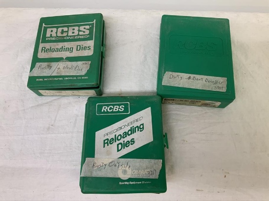 RCBS reloading die sets - .223 Rem with neck die some rust,