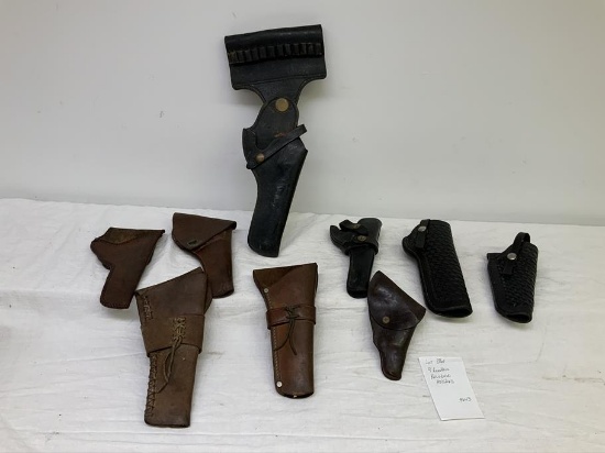 9 leather revolver holsters - Brauer Bros., Bradleye Grimes,